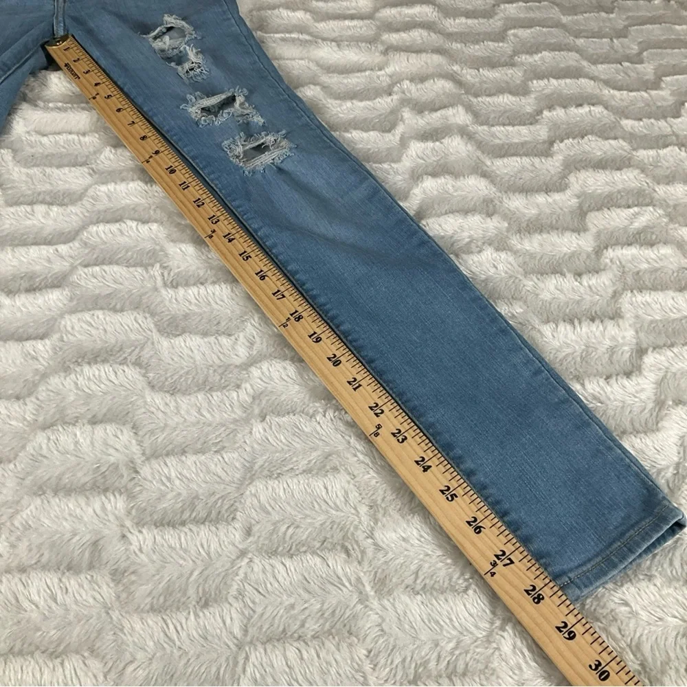 Levis 720 Women’s Size 27 High Rise Super‎ Skinny Jeans Blue Denim Stretch